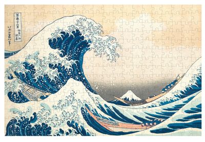 Hokusai: the Great Wave 500-Piece Puzzle