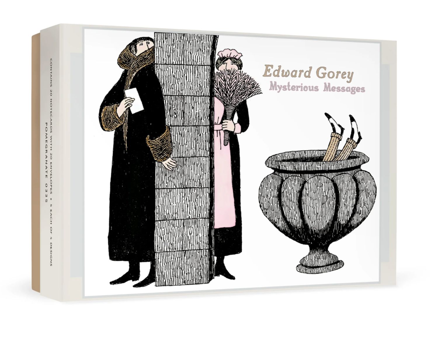 Edward Gorey: Mysterious Messages Boxed  Notecard Assortment