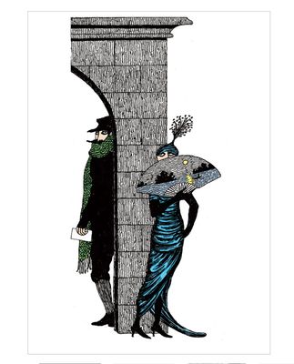 Edward Gorey: Mysterious Messages Boxed  Notecard Assortment