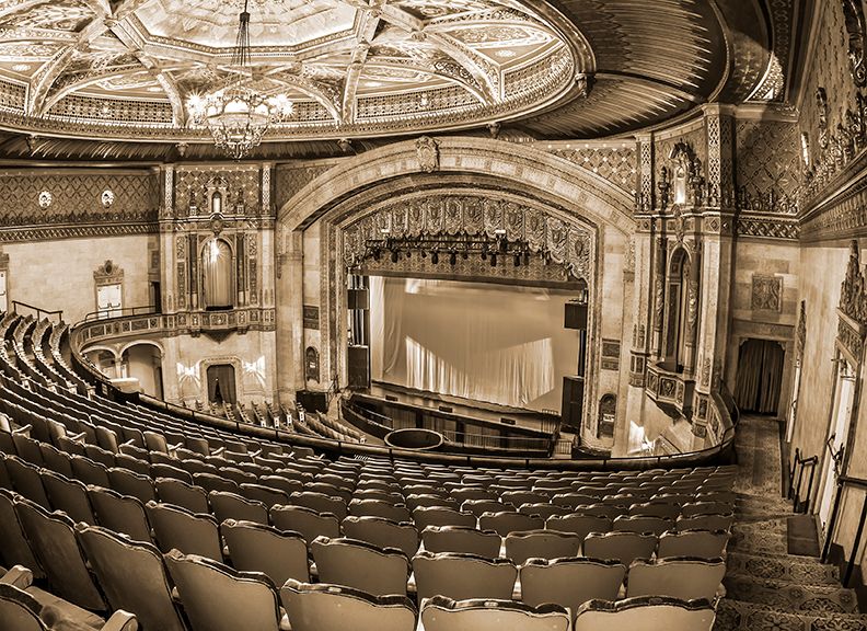 JIm Curnyn,  Warnors Theater Balcony View, Fresno  (Unframed) 8x10"