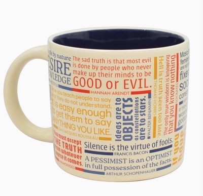 I Drink Therefore I Am (Philosophy Quote) Mug