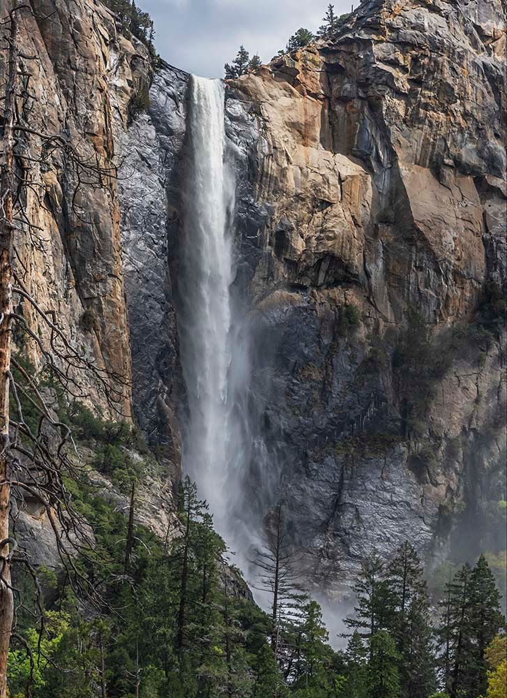 Jim Curnyn,  Bridal Veil Falls, Yosemite  (Unframed) 8x10"