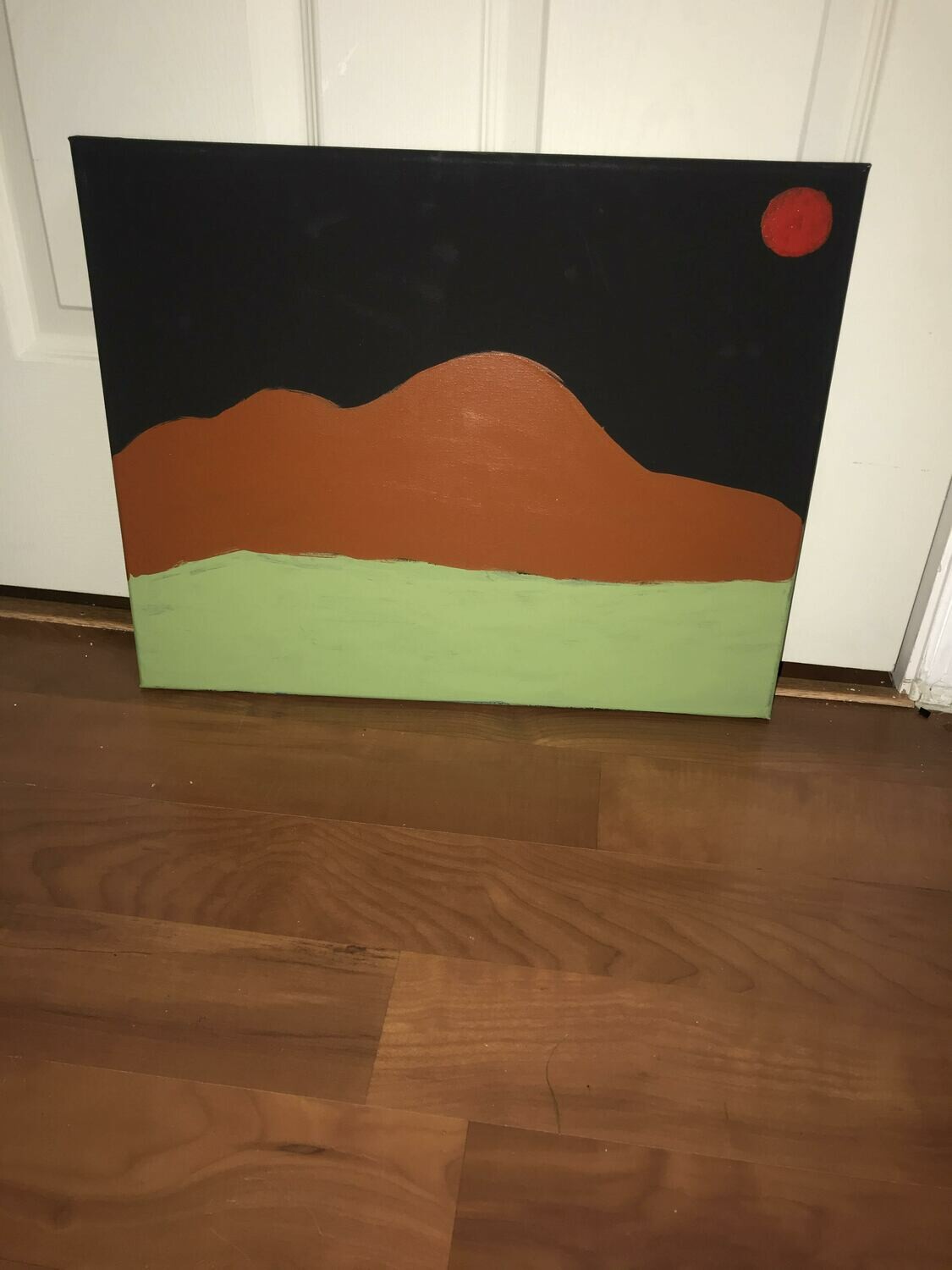Red Moon Painting