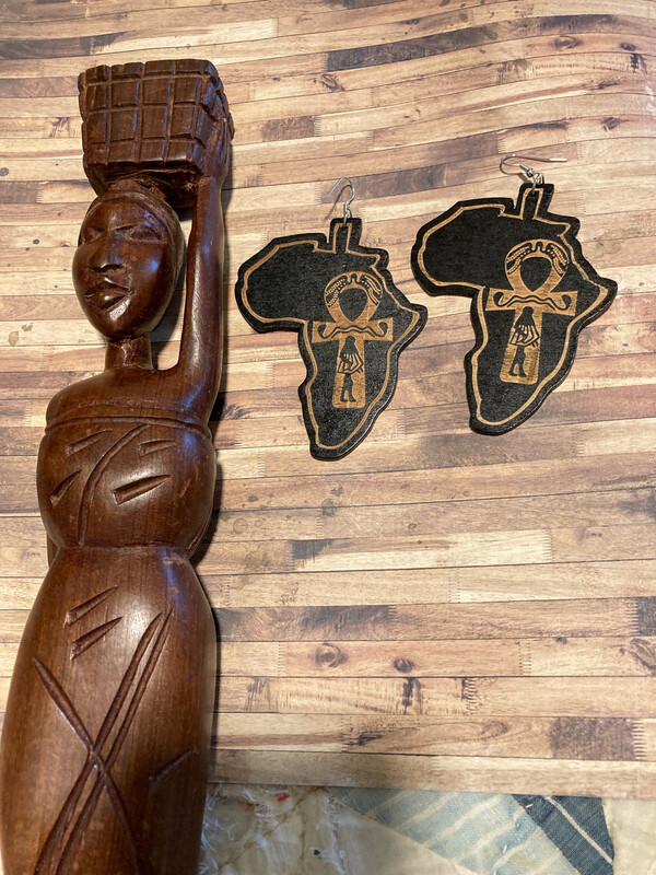 Africa Ankh Earrings