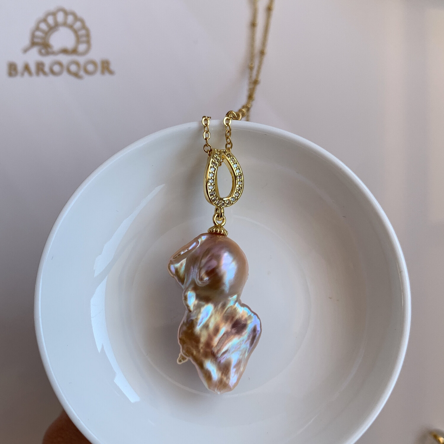 My Optupus teacher' large baroque pearl 