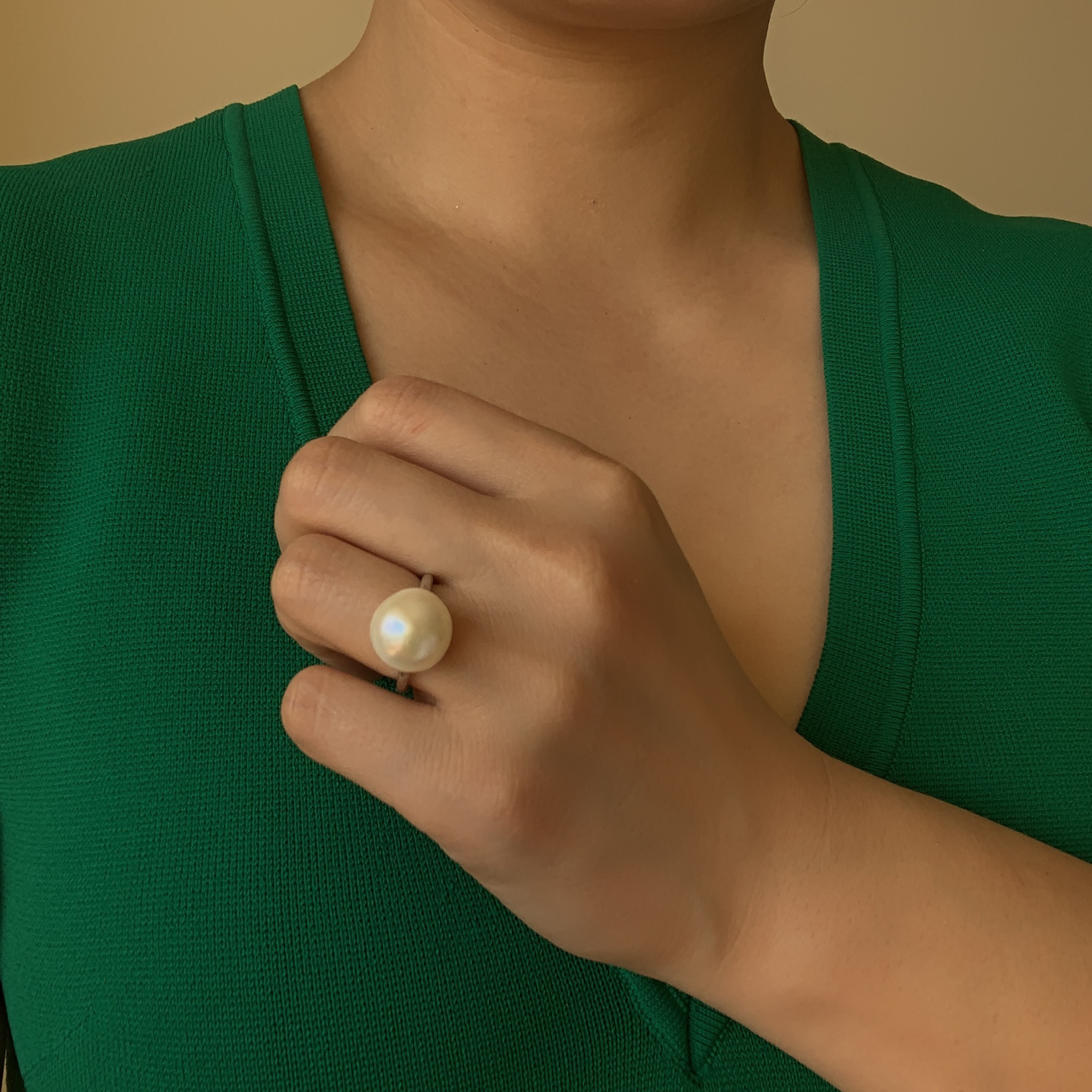Mizuki pearl ring deals