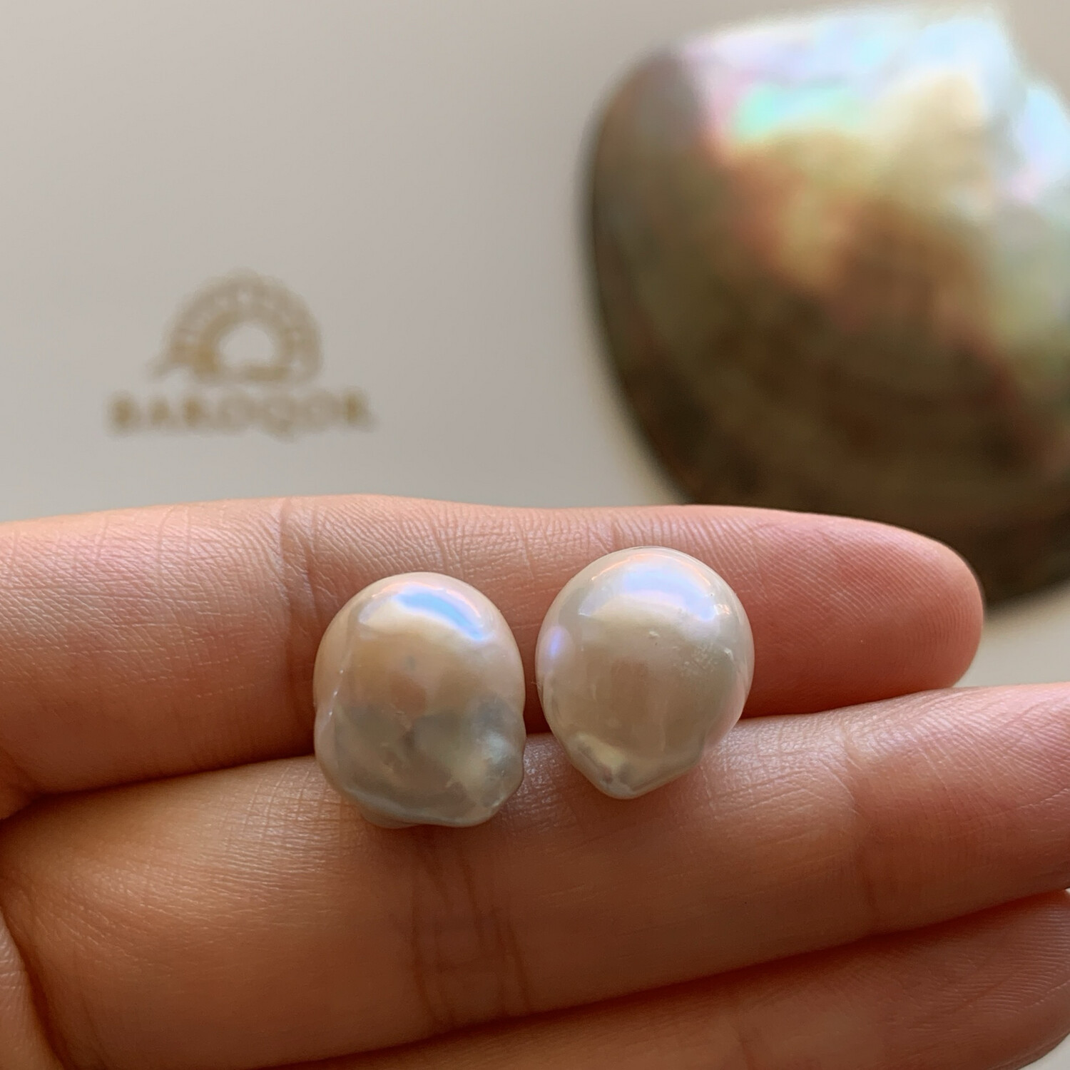 ‘Ms Subtle’ S Baroque Pearl Earrings