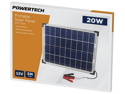 PowerTech 20W Solar Panel
