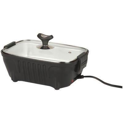 Rovin 12V Portable Lunch Stove with Glass Lid Rovin 12V Portable Lunch Stove with Glass Lid