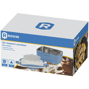 Rovin 12V Heated Lunchbox with Cutlery