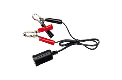 Narva Battery Clips with Extended Lead and Accessory Socket