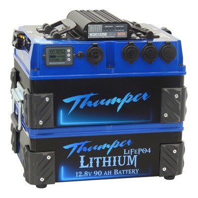 THUMPER 90 AH LITHIUM BATTERY PACK WITH REDARC (PICKUP ONLY)