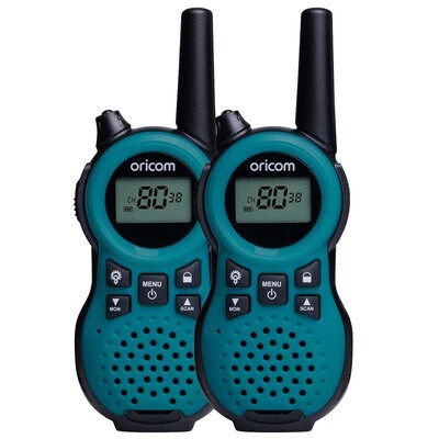 Oricom PMR795BL Handheld UHF CB Radio Twin Pack