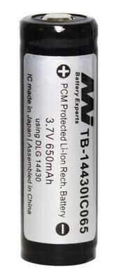 Master Instruments TB-14430IC065-BP1 3.7v 650mAh 2.4Wh Lion Battery