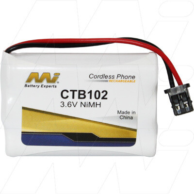 Cordless Telephone Battery CTB102 suitable for Panasonic