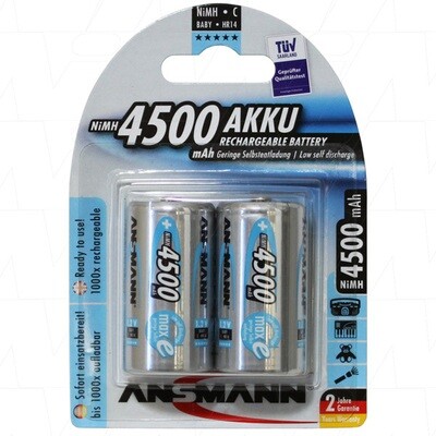 5035352 Ansmann C size Consumer Rechargeable Battery