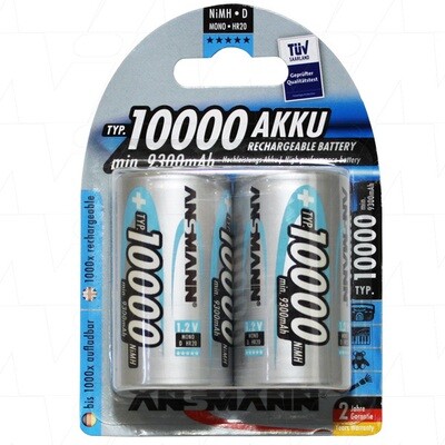 5030642 Ansmann D size NiMH Consumer Rechargeable Battery