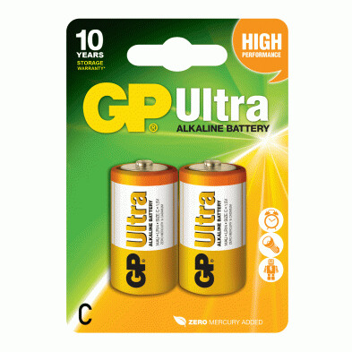 GP14AU-2UE2 Alkaline battery C 1.5V GP Ultra (card of 2)