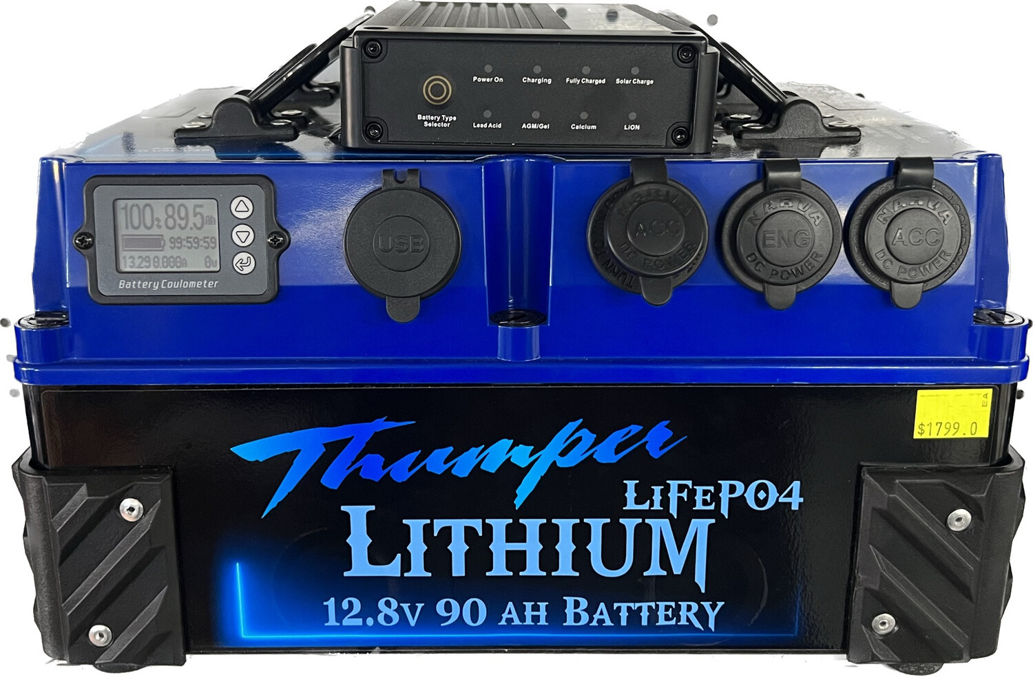 Thumper Lithium 90 AH Powertech DC Battery Pack | Dual Battery System