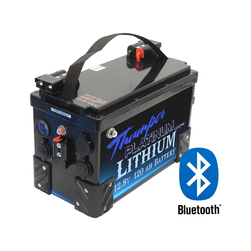 Thumper Lithium LiFePO4 Battery Hub 120 AH Link Hub with sockets