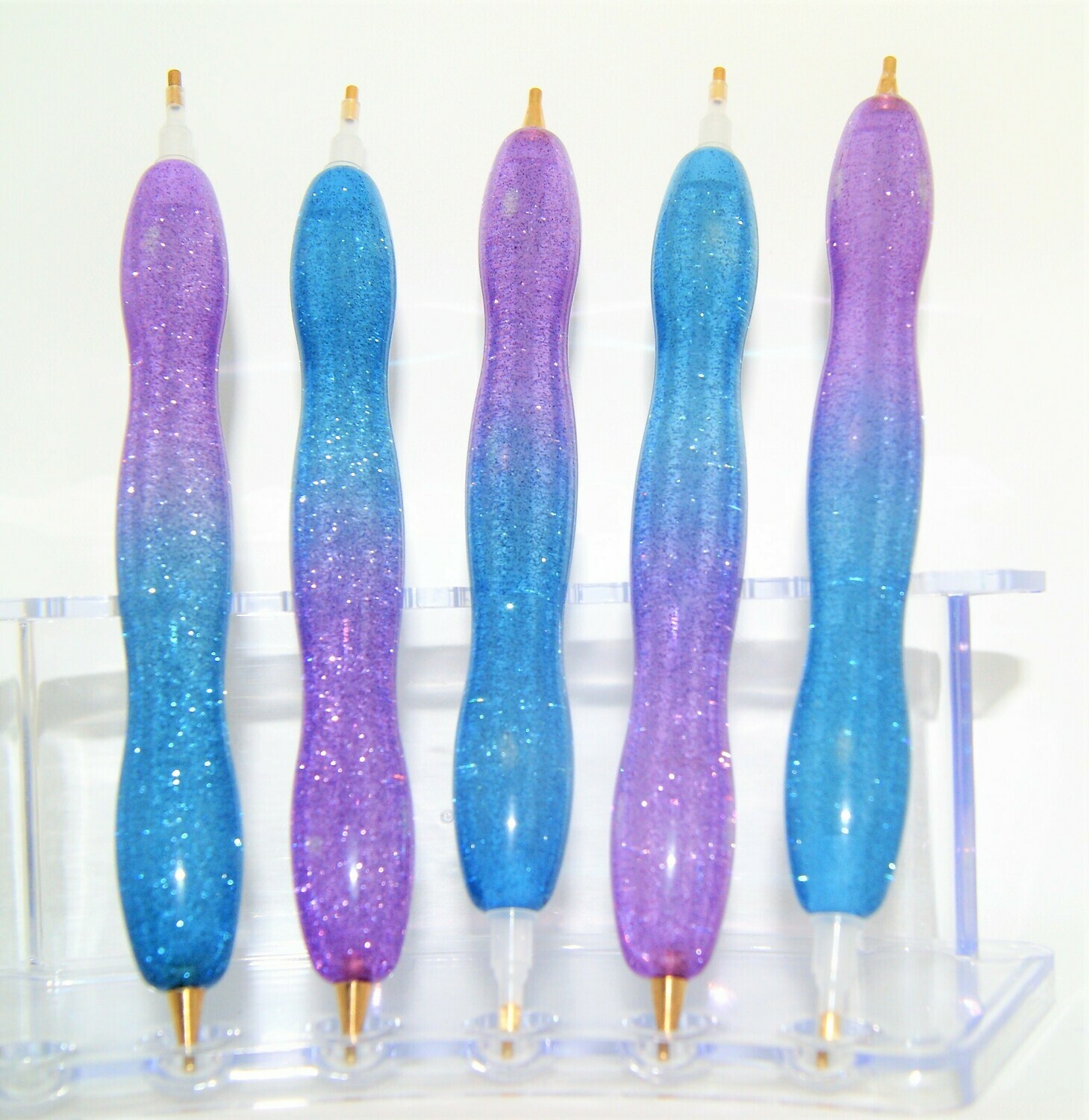 Solid Pen: Glitter Split - Blue &amp; Purple DP