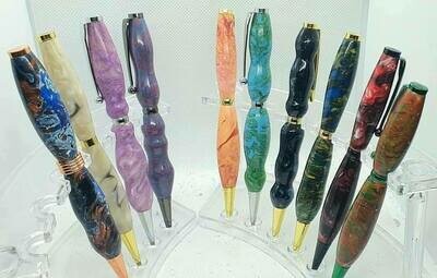 Resin turned Pens