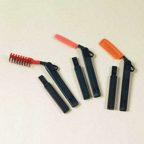 Brosse et peigne à long manche