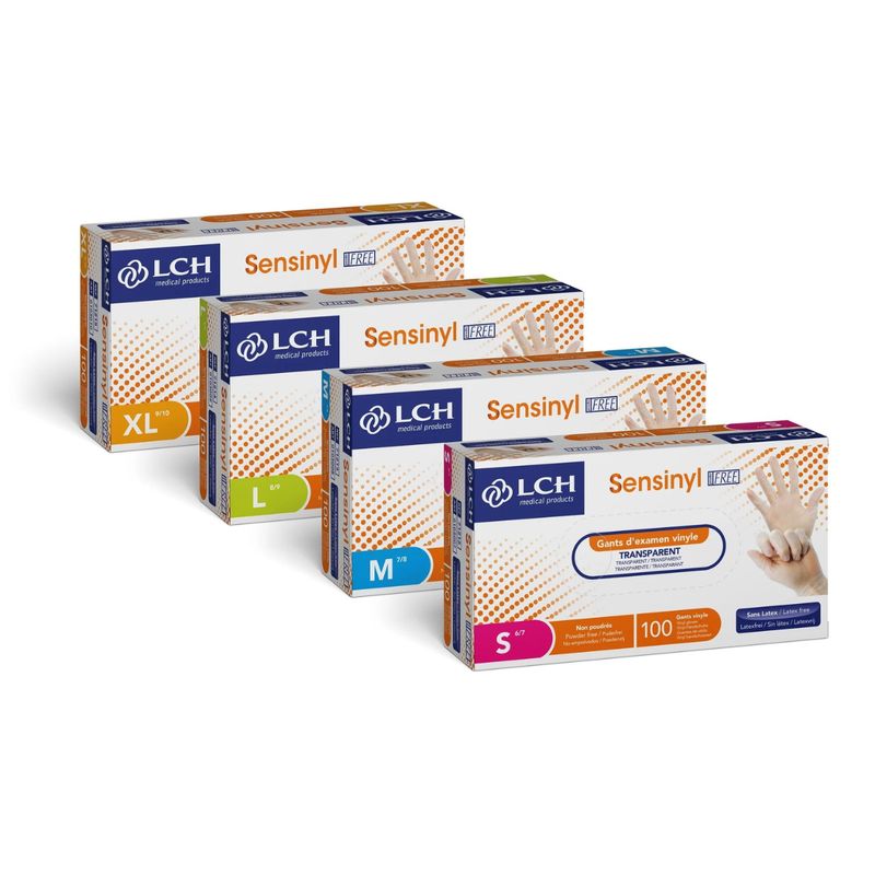 Gants vinyle Sensinyl non-poudré Gants vinyle Sensinyl non-poudré