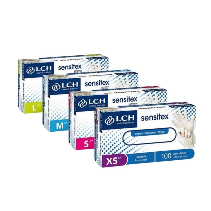 Gants Sensitex latex poudré Gants Sensitex latex poudré