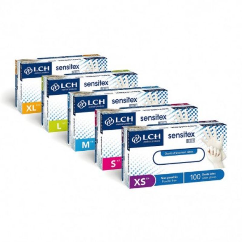 Gants Sensitex latex non-poudré Gants Sensitex latex non-poudré