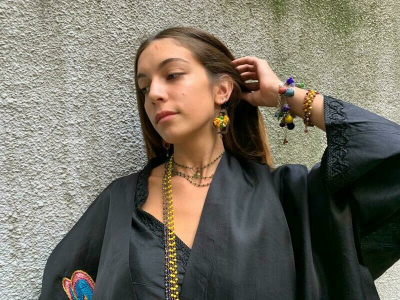 ORECCHINI ESAGONO CROCHET