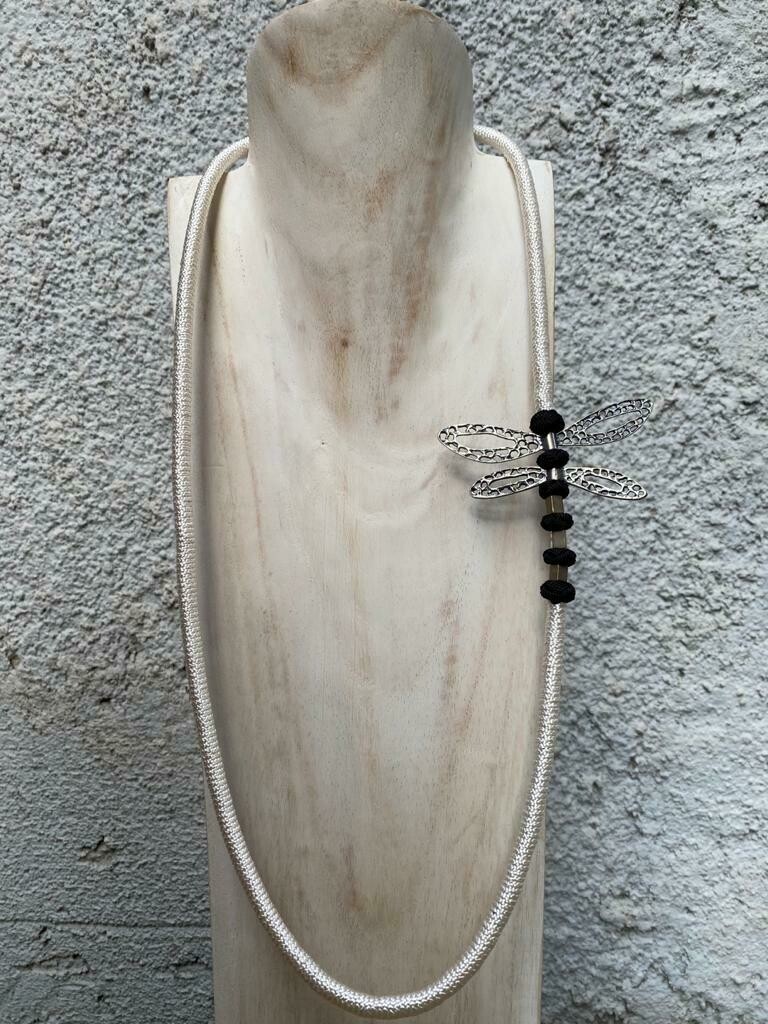 COLLANA LIBELLULA, Colore: Beige