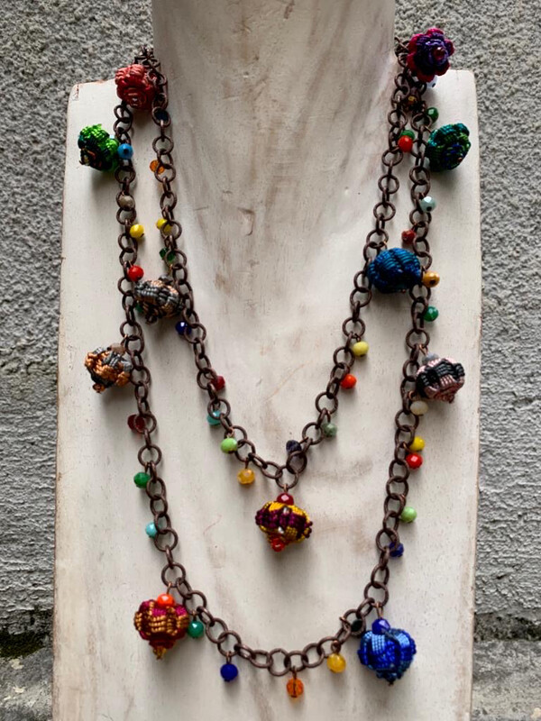 Collana Argano’ grande pendenti