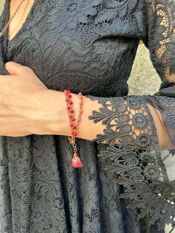 BRACCIALE CLEO CON BULBO DI SETA