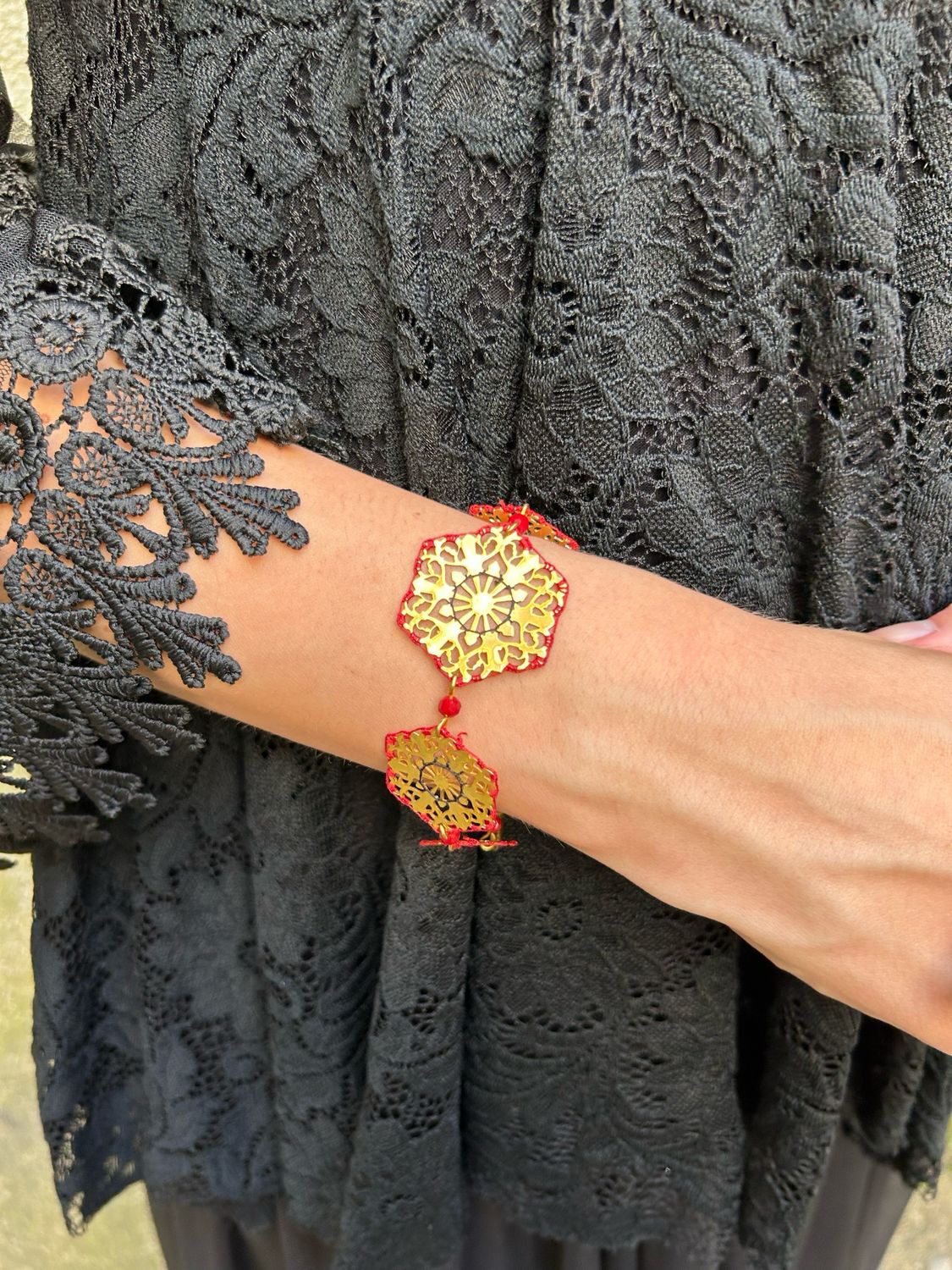 BRACCIALE ORIENT RICAMATA