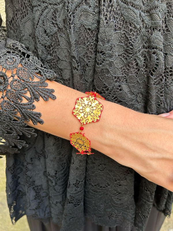 BRACCIALE ORIENT RICAMATA