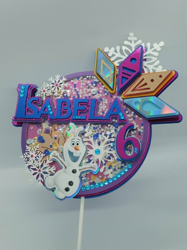 Cake Topper with Shaker