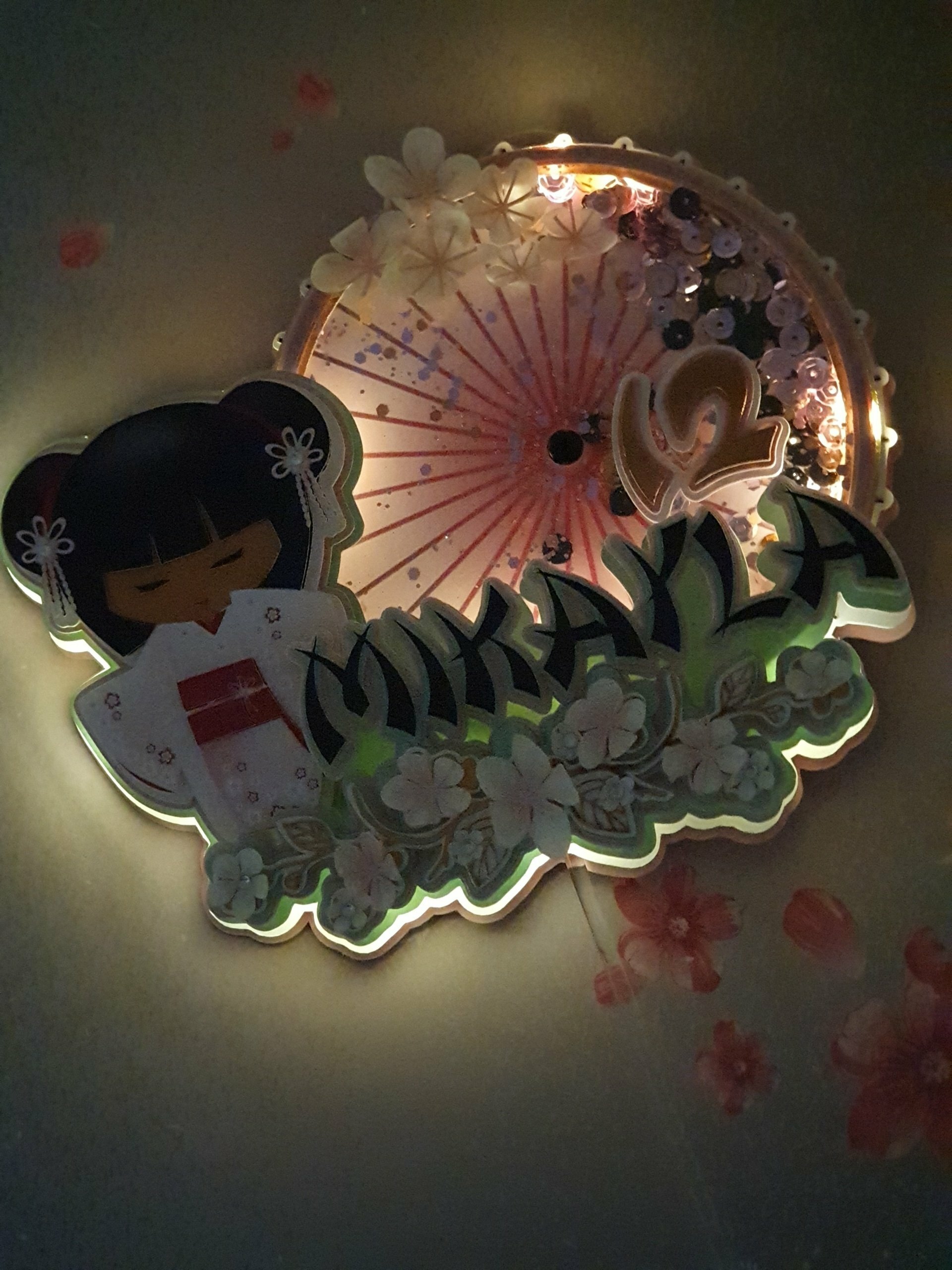 Cake Topper with Lights