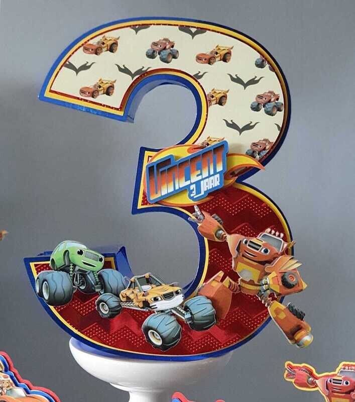 Standard 3D Number (+/- 15-18cm