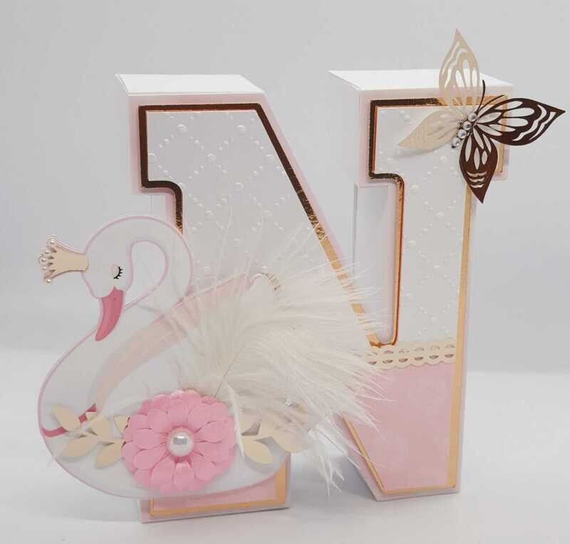 Standard 3D Letter (+/- 15 - 18 cm)