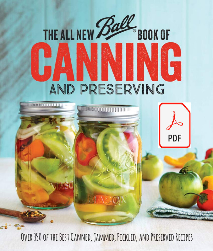 The All New Ball Book Of Canning And Preserving - PDF