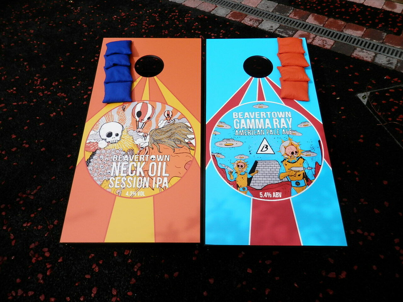 Custom Cornhole Garden Sets