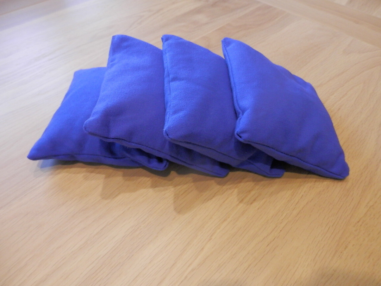 4 Standard Cornbags, Colours: Blue