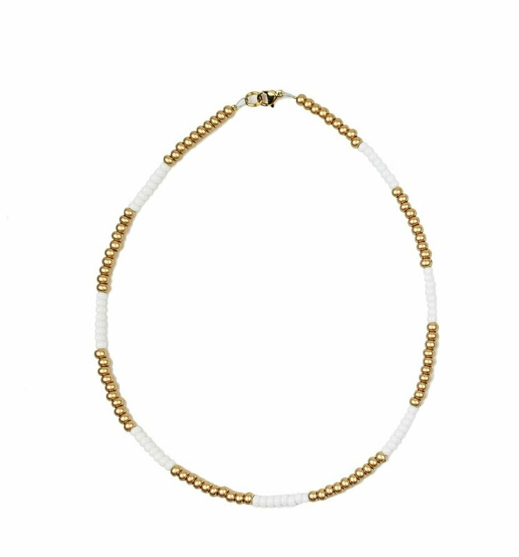 Gold white