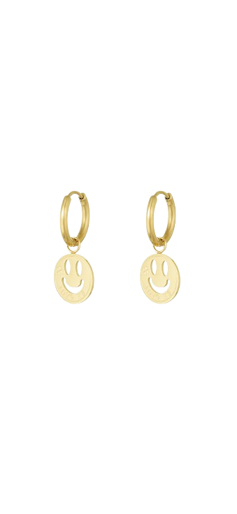 Smiley oorbel
