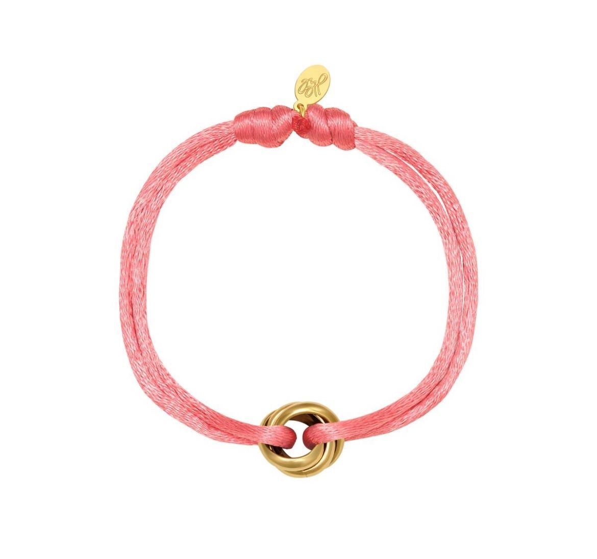 fel roze armband
