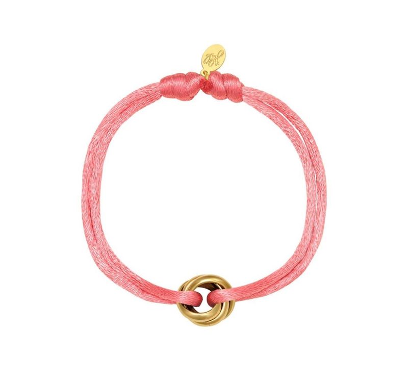 fel roze armband