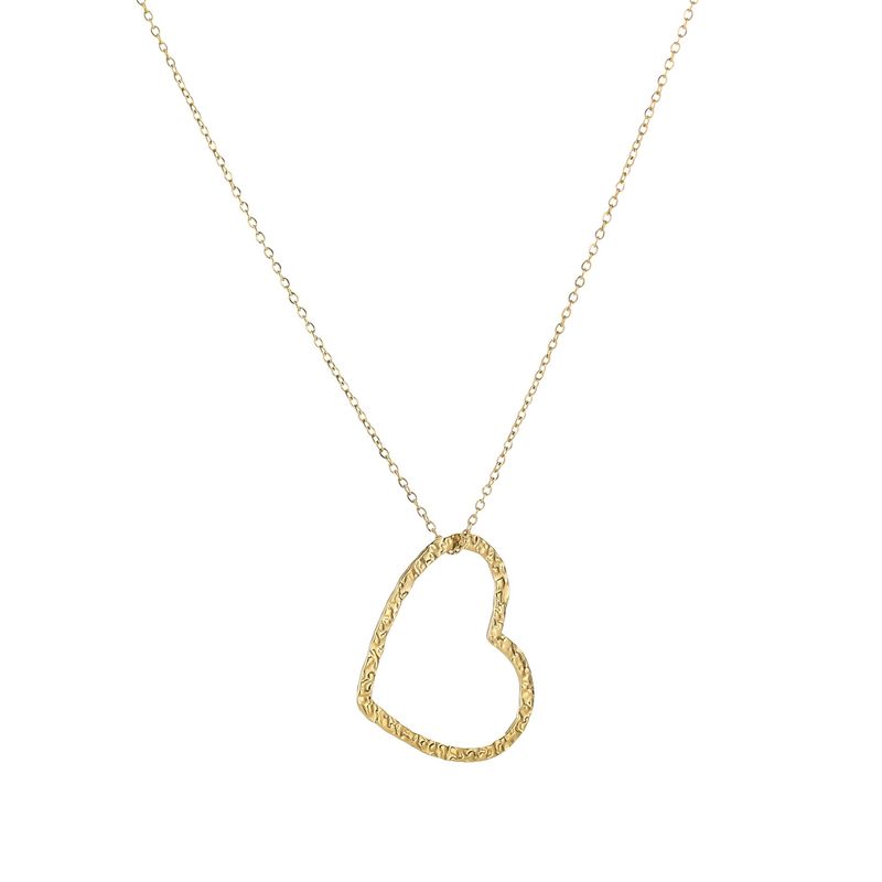 Gouden hart oorbel