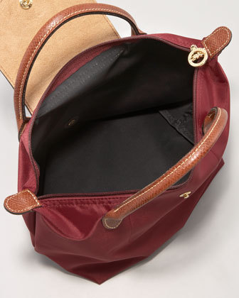 longchamp le pliage maroon