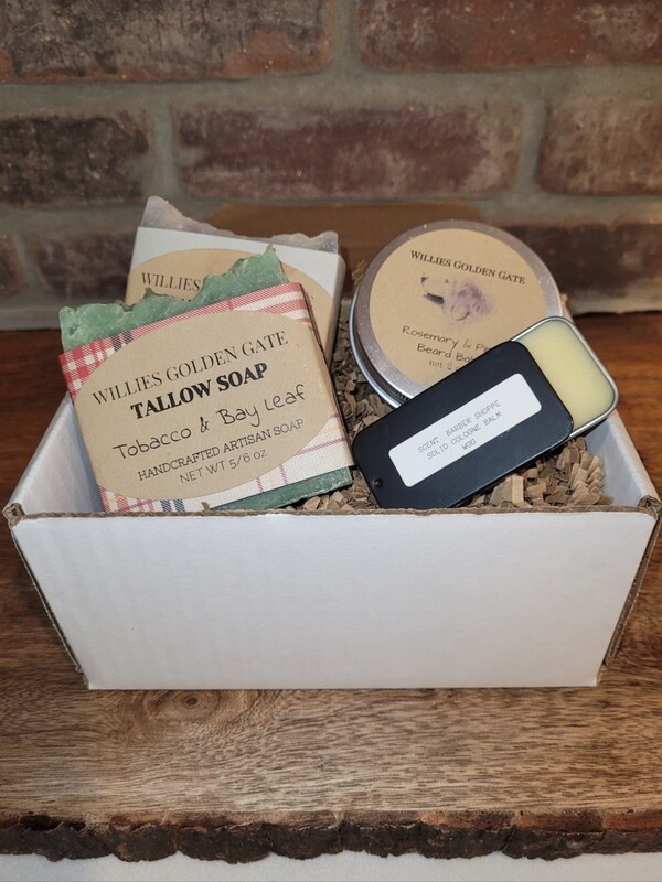 Father's Day bundle 1 - 2 Soaps, Beard Balm, and Solid cologne
